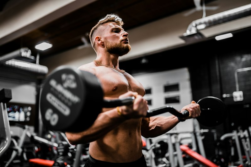 Free weights and dumbbell rack in fitness area